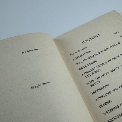 Pottery without a wheel by Keith Tyler | Dryad Press, Leicester, 1952