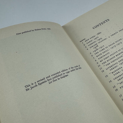 Jacob Epstein – An Autobiography | Hulton Press, 1955