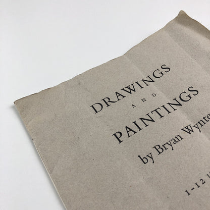 Catalogue Drawings and Paintings by Bryan Wynter | Guido Morris, St Ives catalogue leaflet 1947