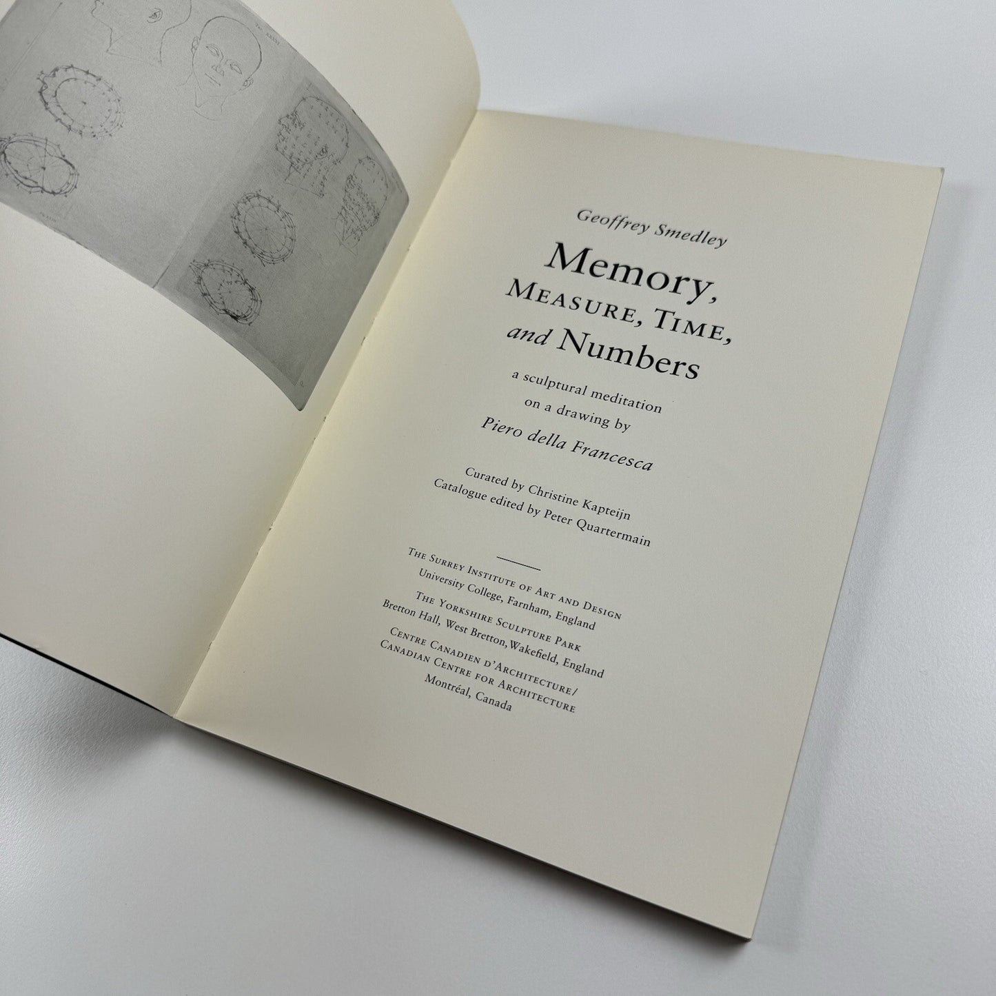Memory, Measure, Time, and Numbers: A Sculptural Meditation on a Drawing by Piero Della Francesca by Geoffrey Smedley, 2000