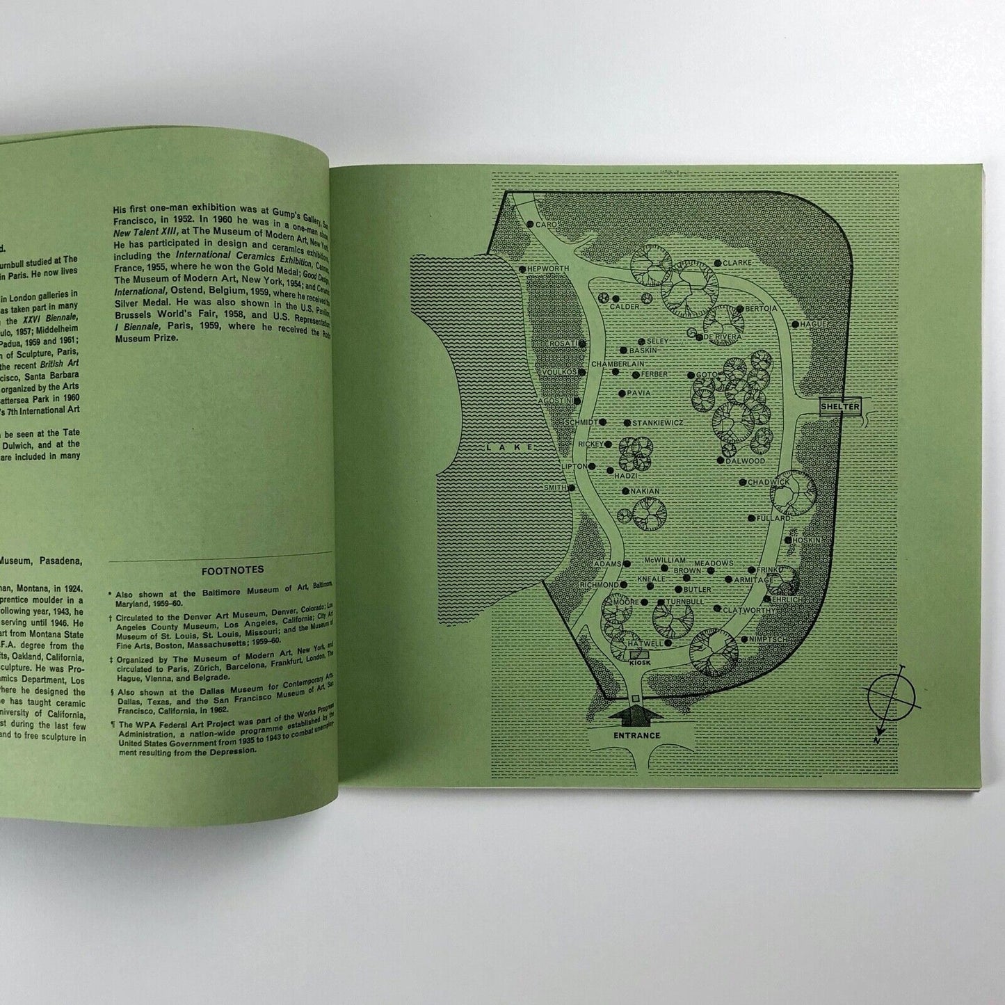Sculpture in the Open Air: London County Council catalogue | Battersea Park 1963
