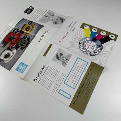 Promotional leaflet – Priority Art paper | The Inveresk Paper Co, undated