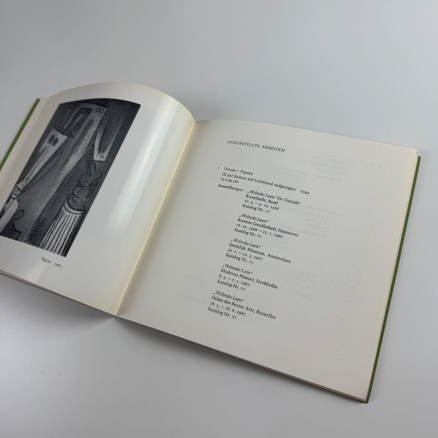 Wifredo Lam. Oelbilder Zeichnungen druckgraphik Frankfurter Kunstkabinett 1969