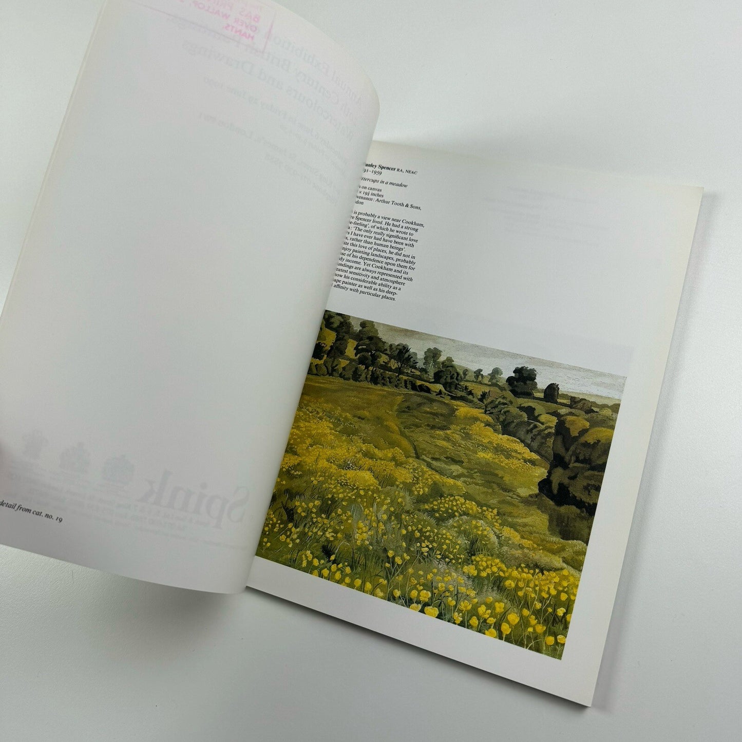 Annual Exhibition of 20th Century British Paintings, Watercolours and Drawings | Spink 1990