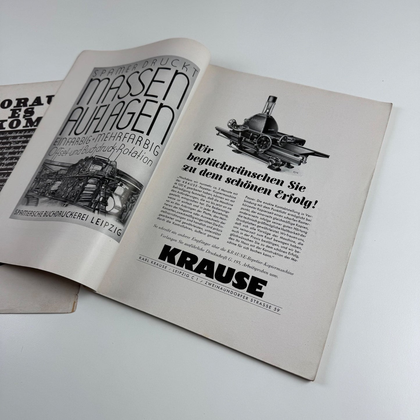 Gebrauchsgraphik International Advertising Art April 1930 Vol 7 no. 4 edited by Professor HK Frenzel