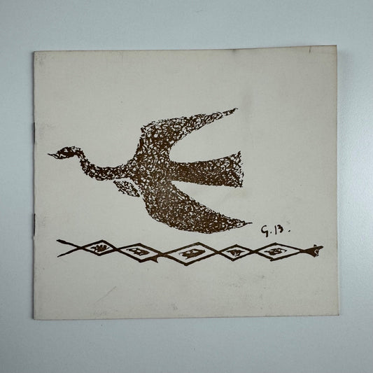 Georges Braque paintings & drawings 1909-1953 | ICA Gallery, 1954 printed by Christopher Foss