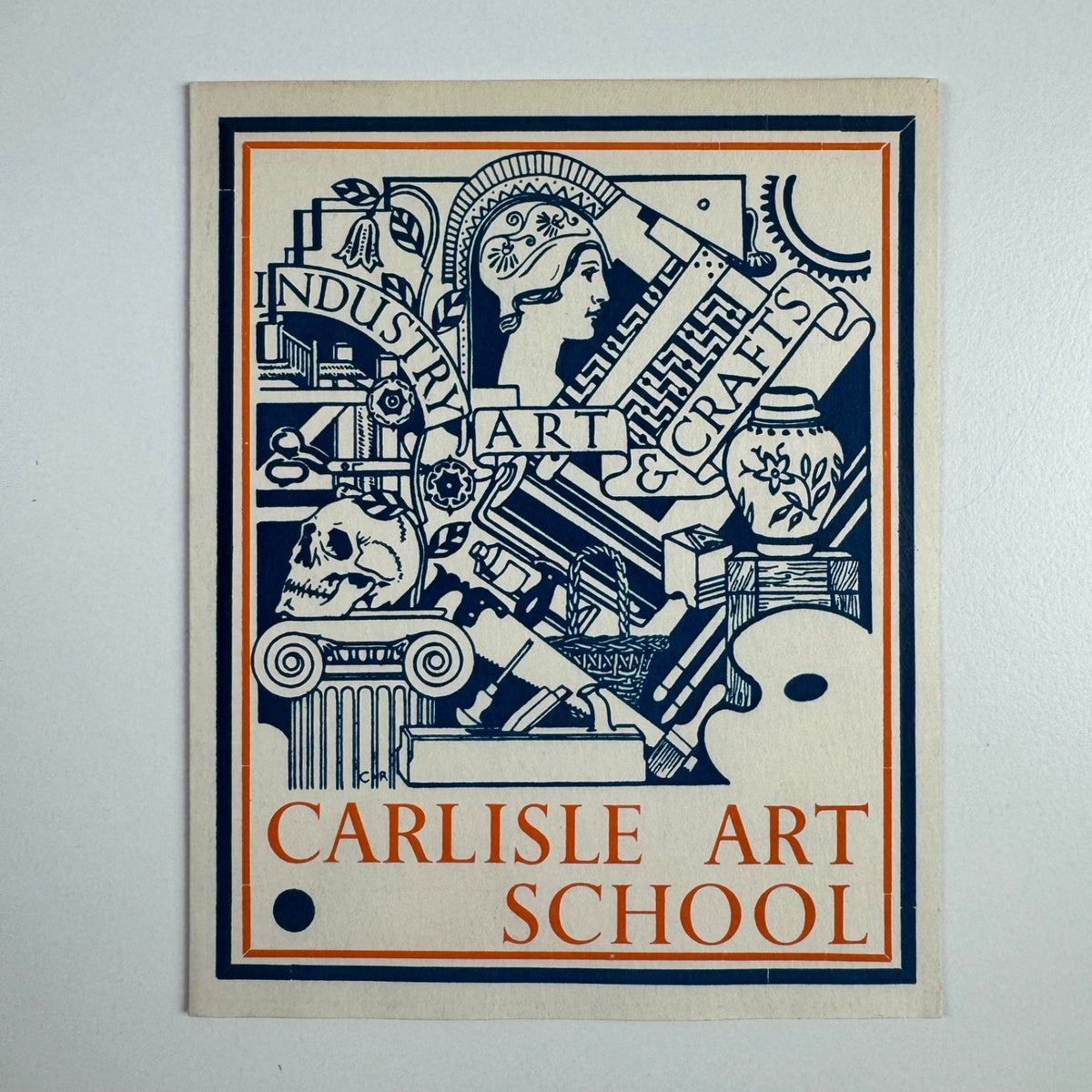 Small leaflet to promote Carlisle Art School evening classes, 1936