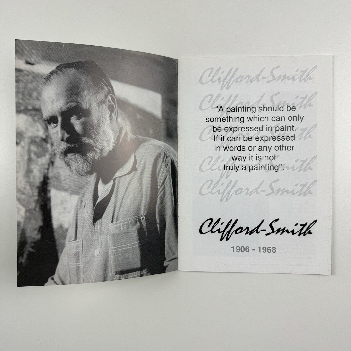 [Stanley] Clifford-Smith The man who fell in love with the moon | Fry Gallery booklet, 1998