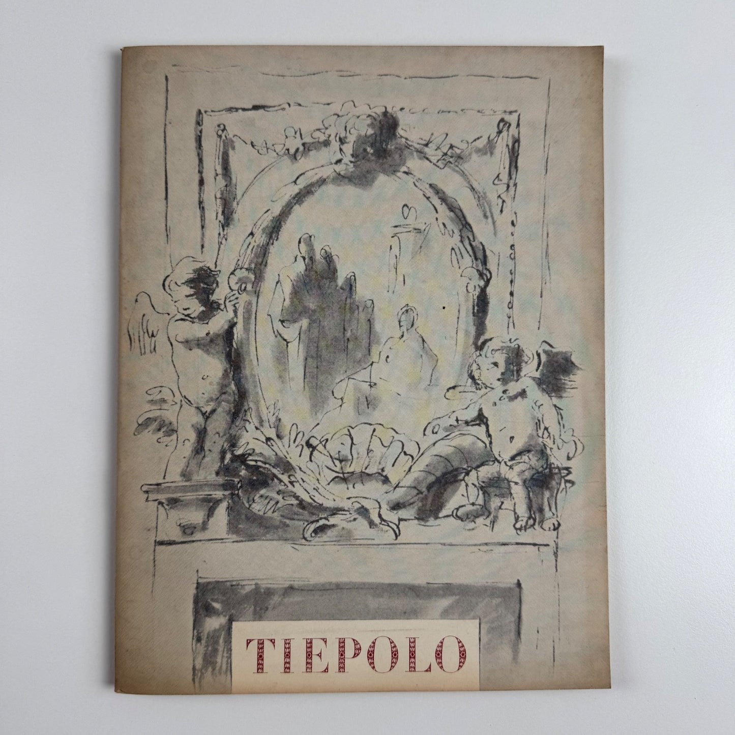 Giovanni Battista & Giovanni Domenico Tiepolo Arts Council Gallery 1955 + private view invitation and typed press release