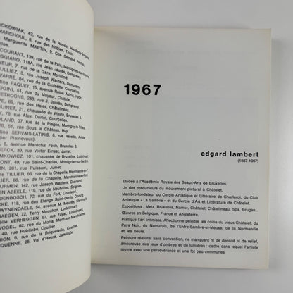41e Salon du 3 au 25 février. Rétrospective Raoul Ubac, hommage à René Magritte et Oeuvres des Membres | Palais des BeauxArts de Charleroi, 1968