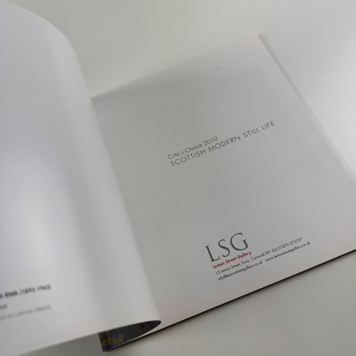 Scottish Modern Still Life | Lemon Street Gallery, 2010