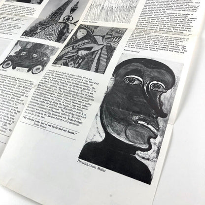 Fold out gallery guide for Outsiders | Hayward Gallery and Arts Council, 1979