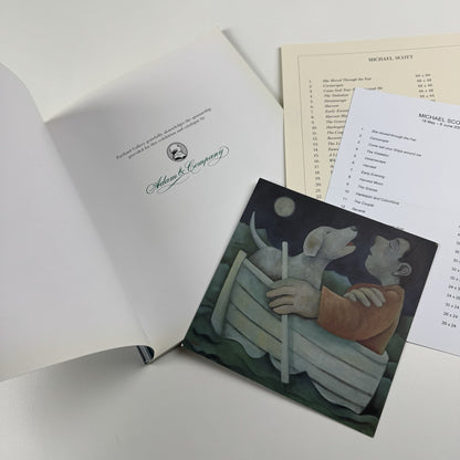 Michael Scott | Portland Gallery catalogue, with price list and private view invitation, 2001
