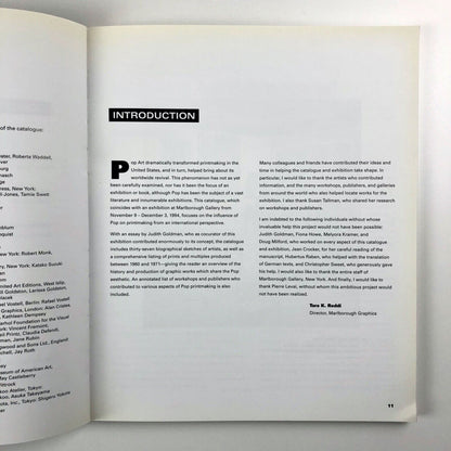 The Pop Image. Prints and multiples by Judith Goldman | Marlborough Graphics, 1994