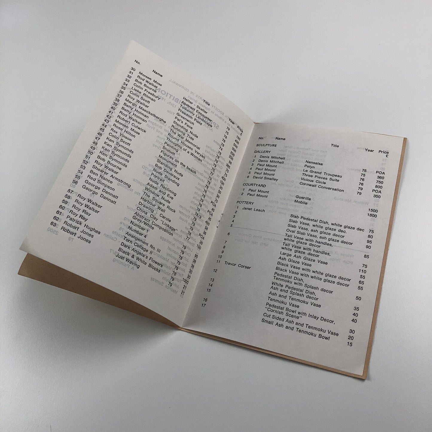 Penwith Spring exhibition catalogue 1979 | The Penwith Society of Arts