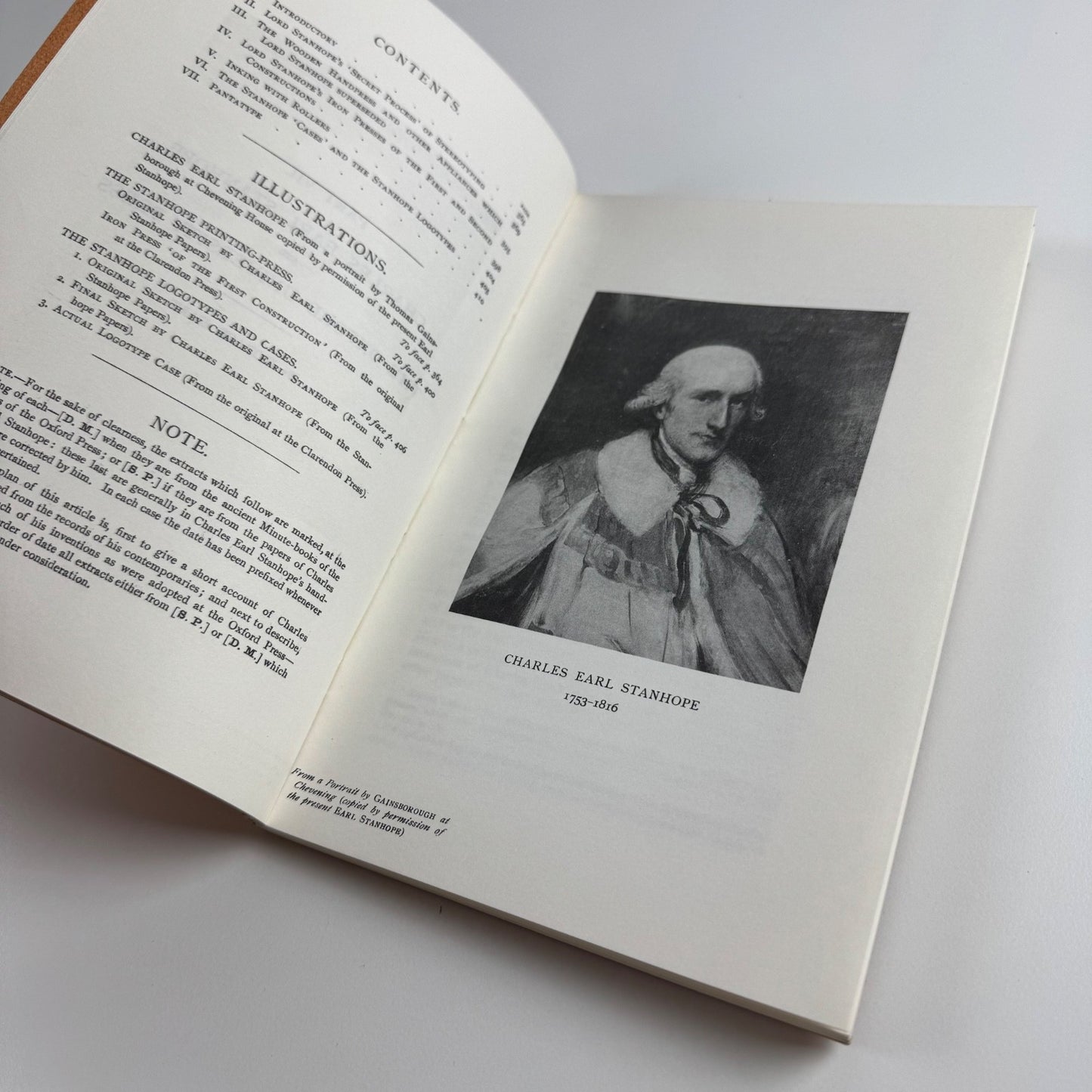 Charles Earl Stanhope and the Oxford University Press Horace Hart | notes by James Mosley