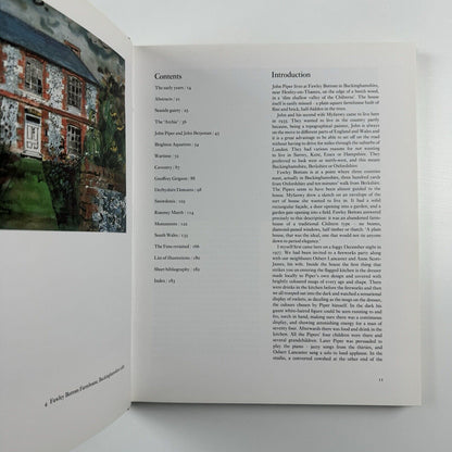 Piper's Places. John Piper in England & Wales by Richard Ingrams 1983 signed John Piper