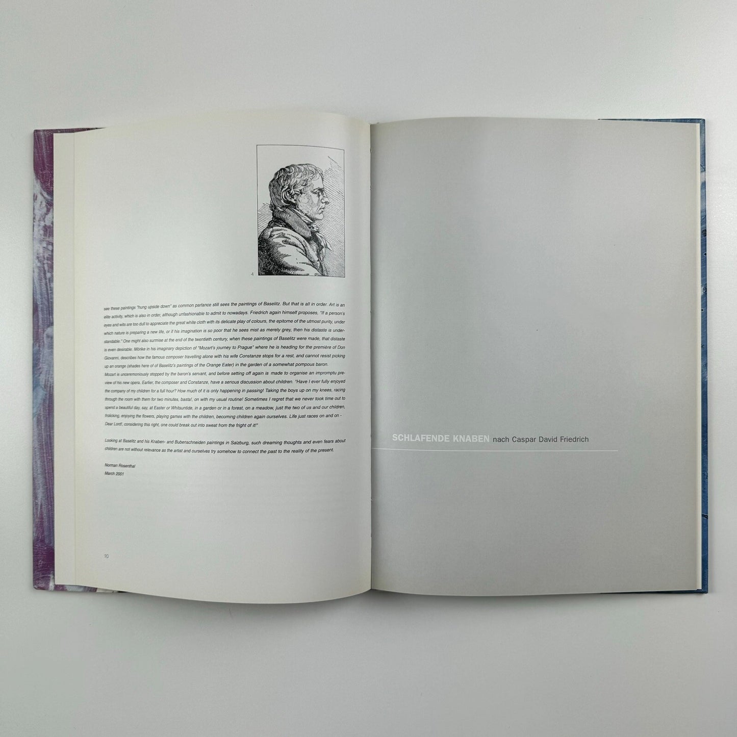 Georg Baselitz | Galerie Thaddaeus Ropac Salzburg exhibition catalogue, 2001