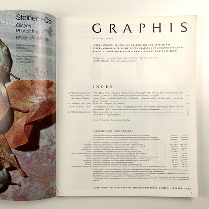 Graphis journal No 141 Vol 25 1969 | Walter Herdeg, The Graphis Press