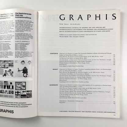 Graphis journal No 184 Vol 32 1976/77 | Walter Herdeg | The Graphis Press