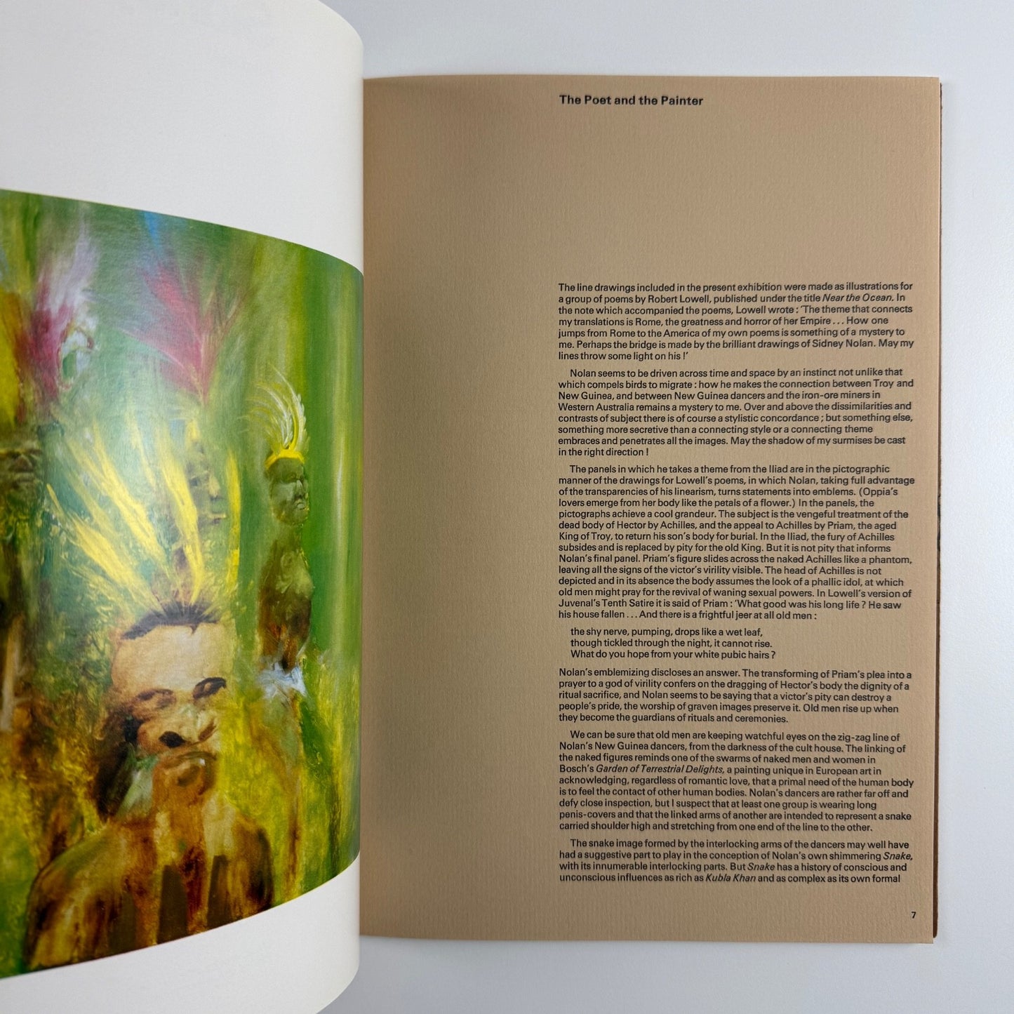 Sidney Nolan. Paintings | Marlborough Fine Art, 1972 Gordon House design