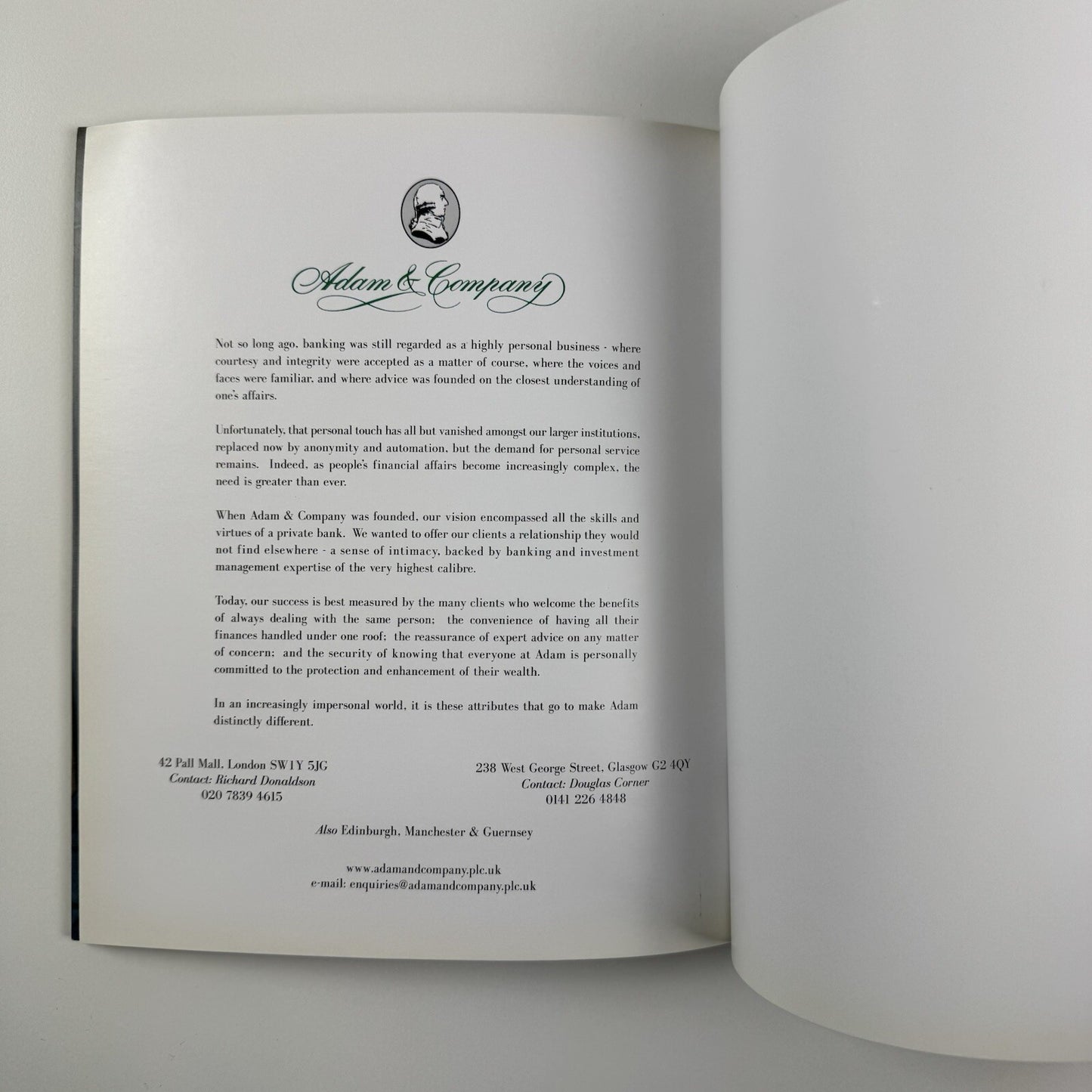 Michael Scott | Portland Gallery catalogue, with price list and private view invitation, 2001