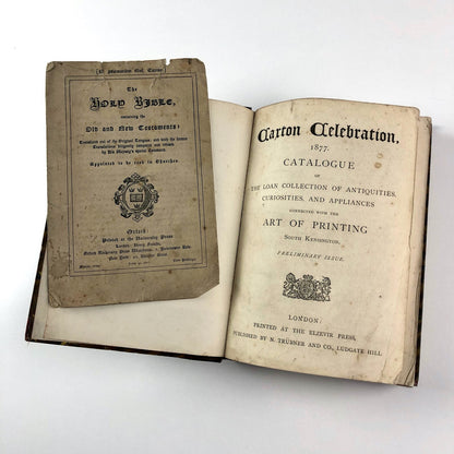 Caxton Celebration, 1877 catalogue | South Kensington Museum | George Bullen, Vivian Ridler
