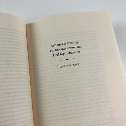 Classical Typography in the Computer Age by Hermann Zapf and John Dreyfus, 1991 | William Andrews Clark Memorial Library