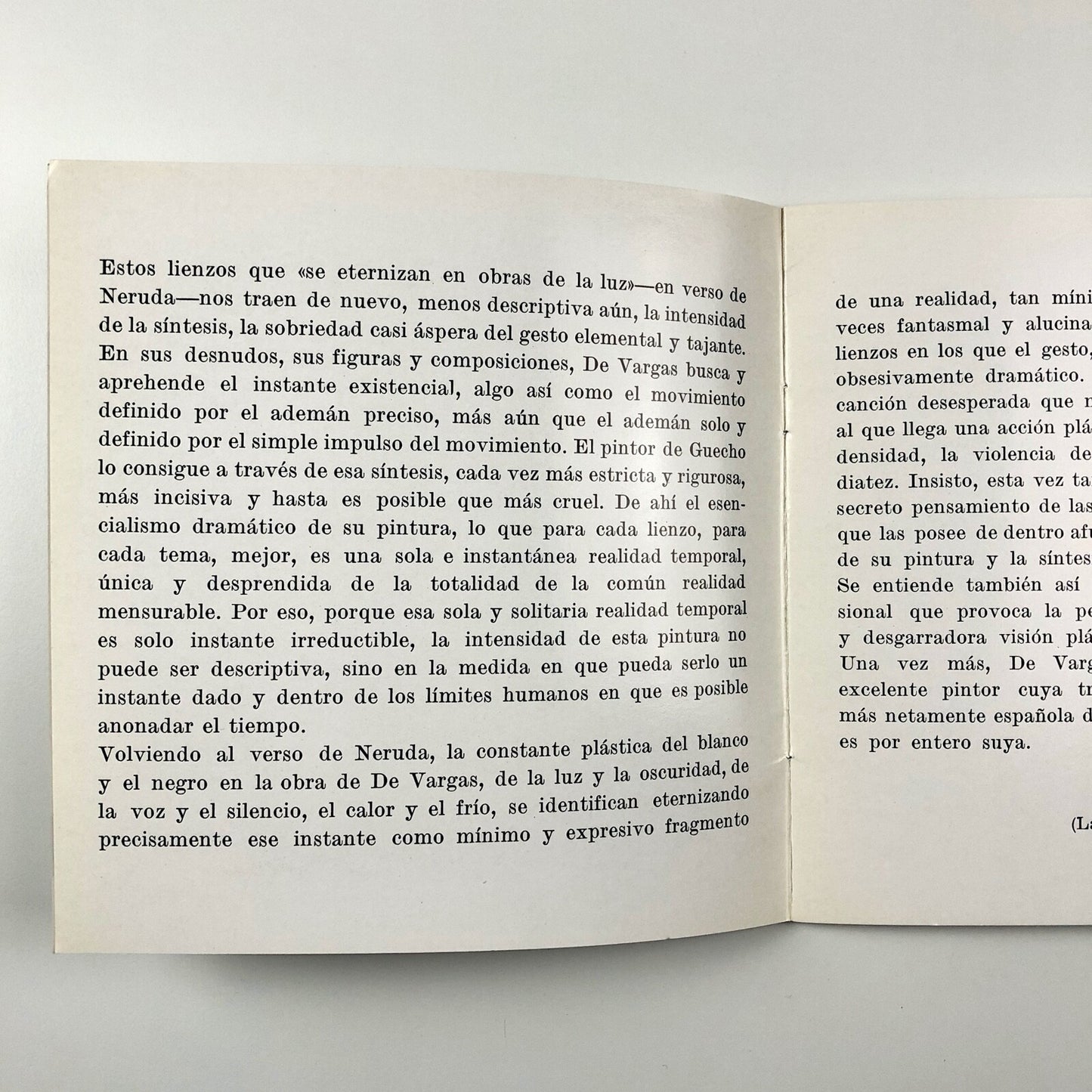 [Ramón] De Vargas | Galeria Valera Bilbao Exhibition catalogue, 1974