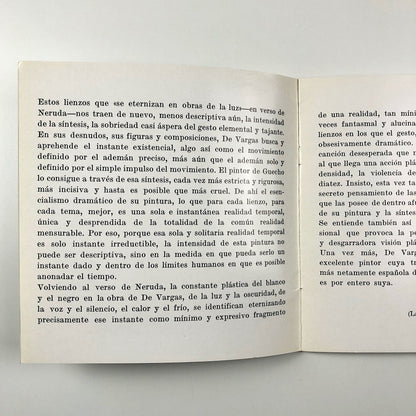[Ramón] De Vargas | Galeria Valera Bilbao Exhibition catalogue, 1974
