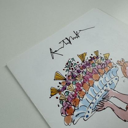 Promotional sheet/private view invite Quentin Blake Chocolate Fudge Banana Cake and Other Delicacies | Chris Beetles Gallery, 2011