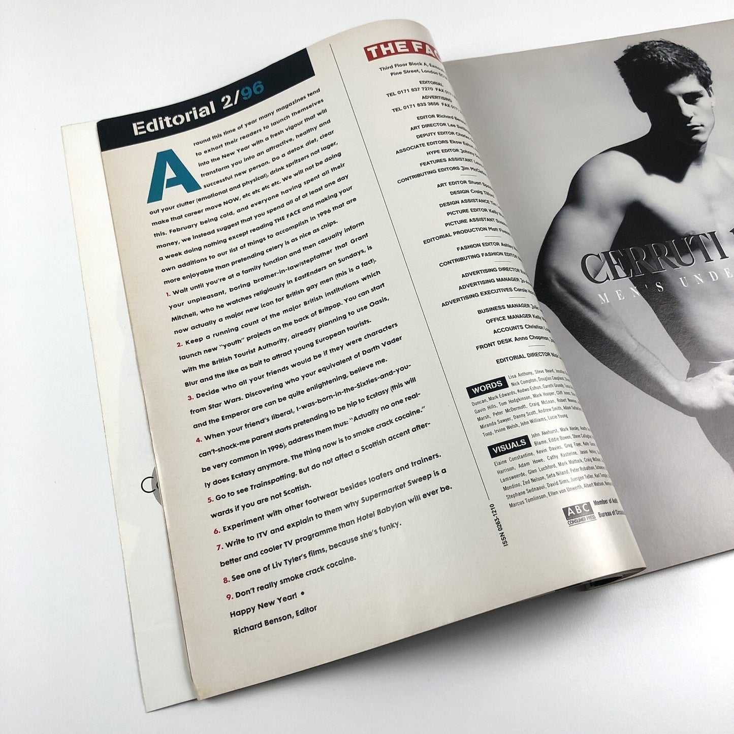 The Face magazine No 89 February 1996 | Liv Tyler cover, The Chemical Brothers