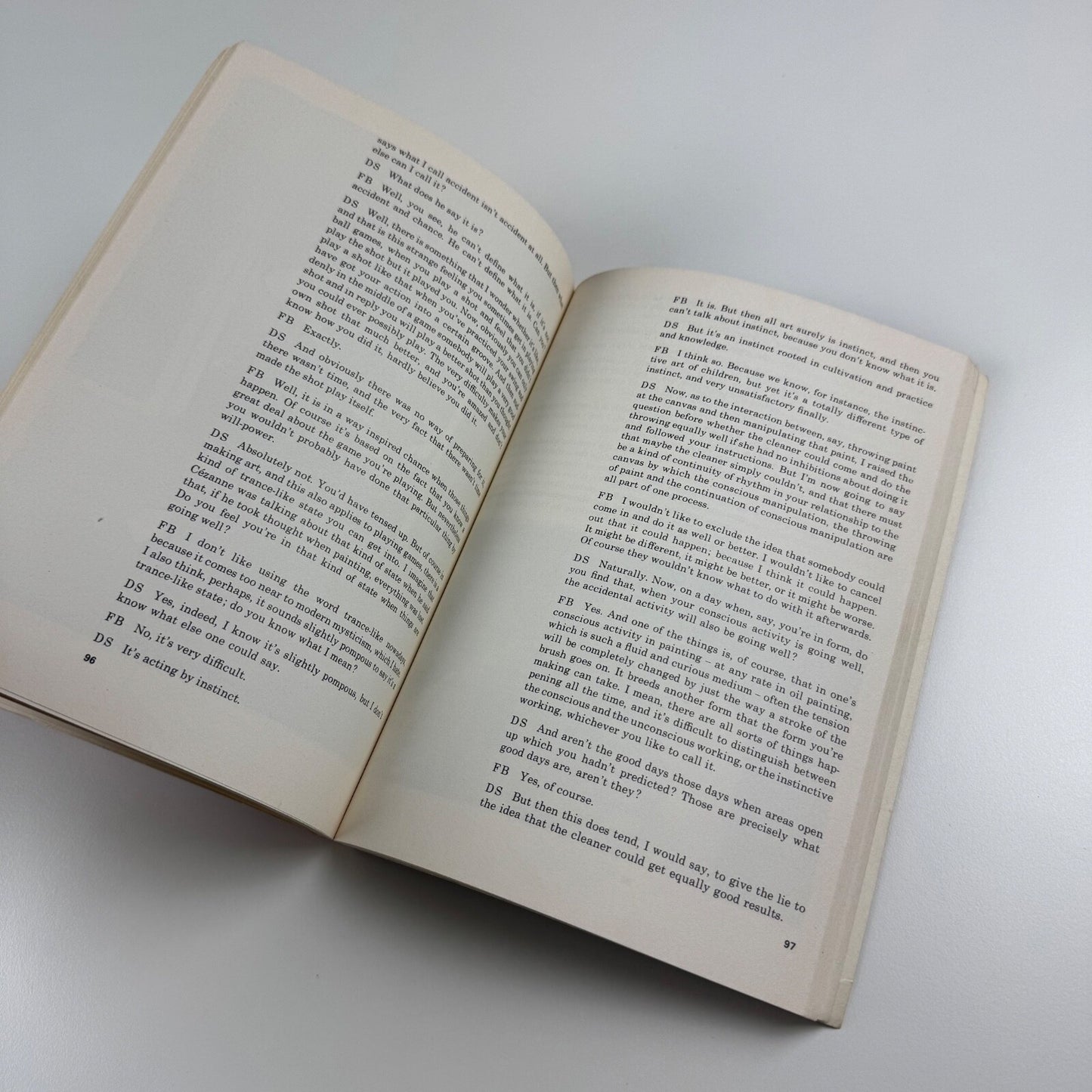 Interviews with Francis Bacon 1962 1979 by David Sylvester Thames & Hudson 1980