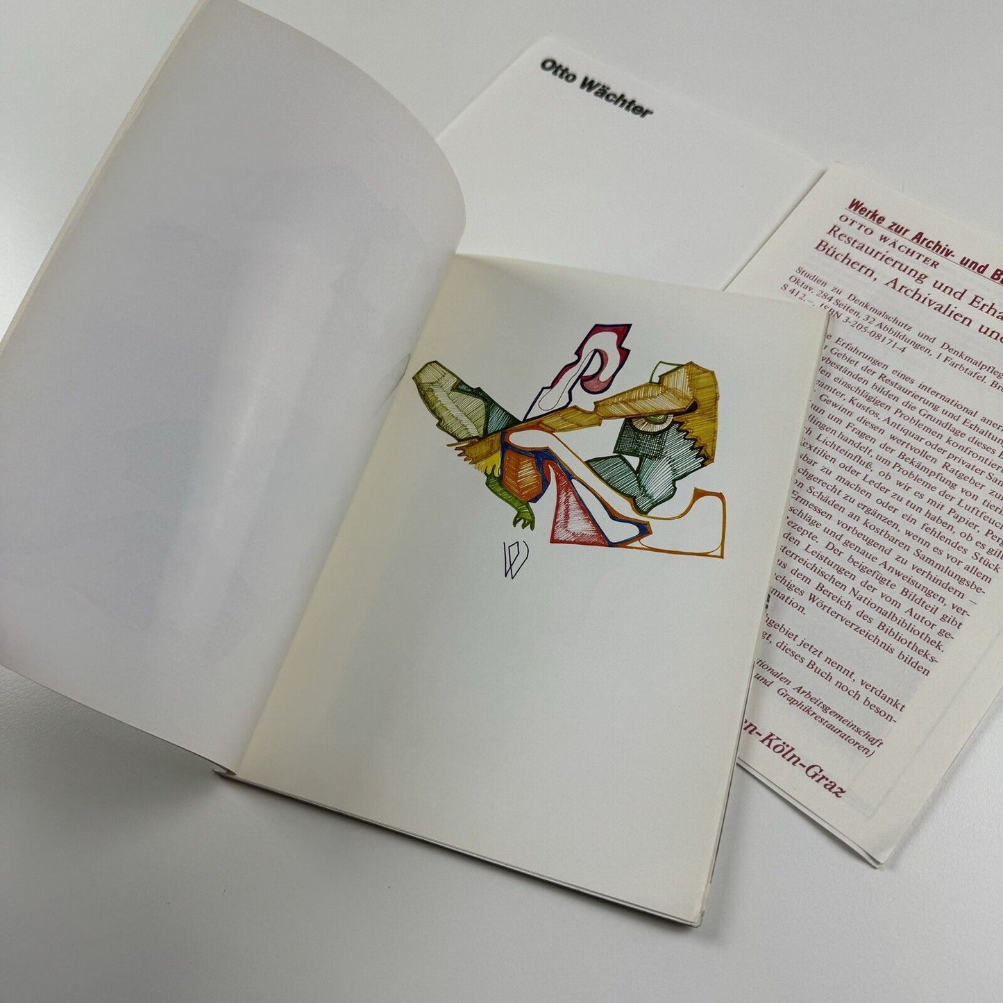 Otto Wächter. Zeichnungen, Gouachen | Catalogue booklet, c.1976?