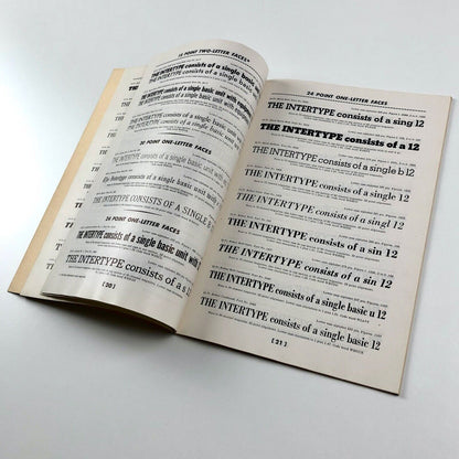 Intertype Headletter and Display Type Faces | Intertype Corporation brochure | Undated