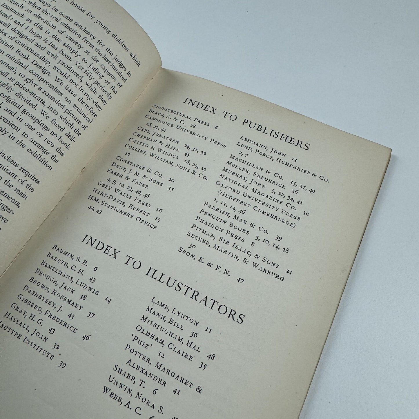 Third International Exhibition of Book Design 1949 National Book League