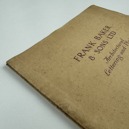 Frank Baker & Sons Ltd | Architectural Lettering and Plates | Birmingham