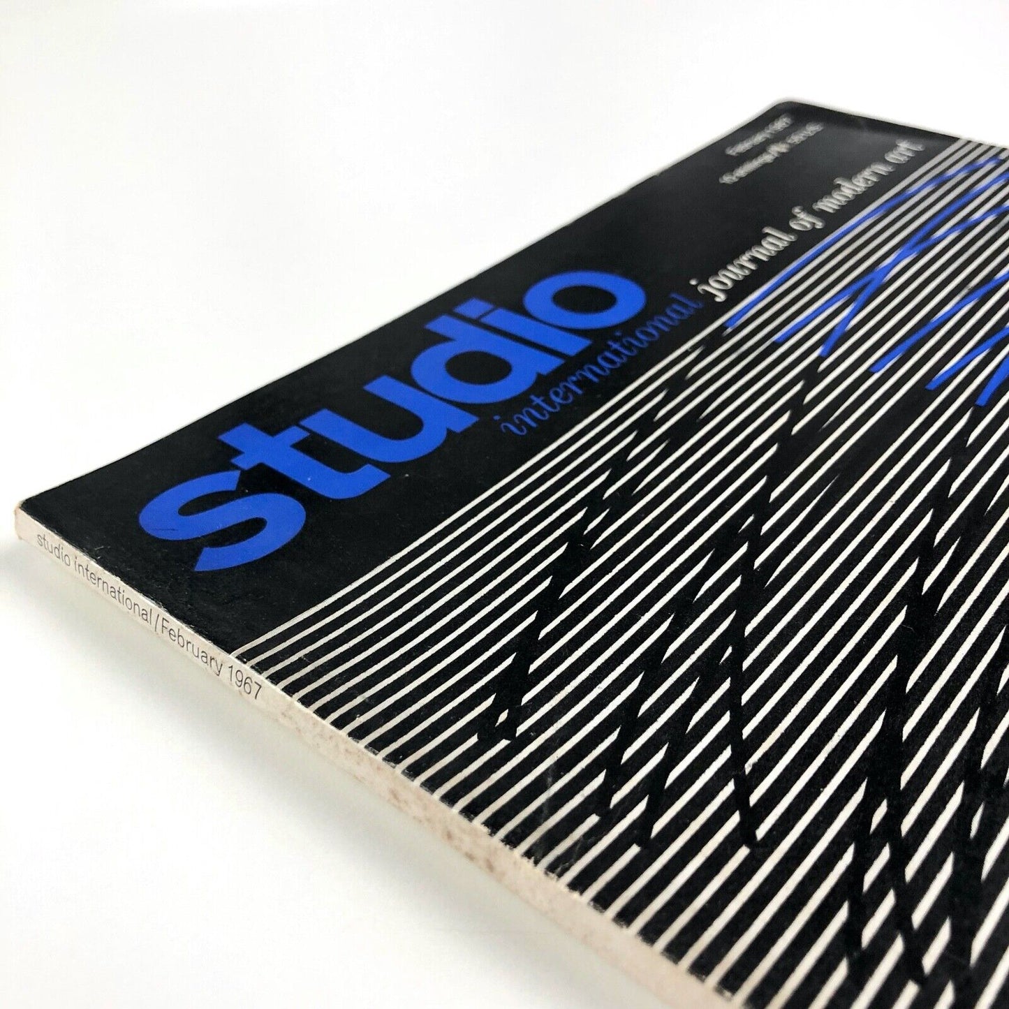 Studio International journal of modern art | Kinetic Art | Vol 173, No 886 | Feb 1967 | front cover design by Jesus-Raphael Soto