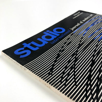 Studio International journal of modern art | Kinetic Art | Vol 173, No 886 | Feb 1967 | front cover design by Jesus-Raphael Soto