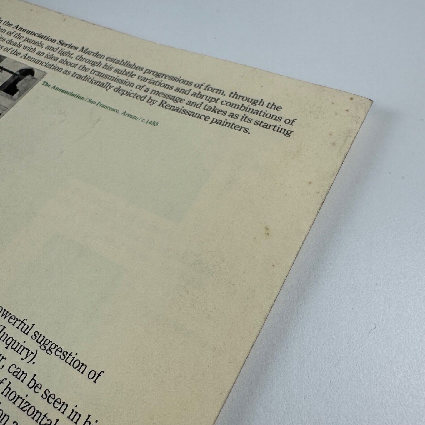 Leaflet for Brice Marden. Paintings, drawings and prints 1975-80 | Whitechapel Art Gallery, 1981